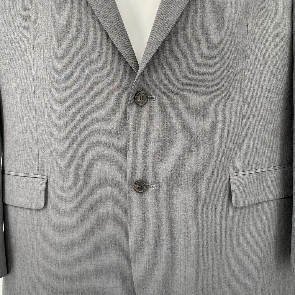 Lauren Ralph Lauren Gray Single Breasted‎ Single Vent Men's Jacket Size 48R - Picture 6 of 7